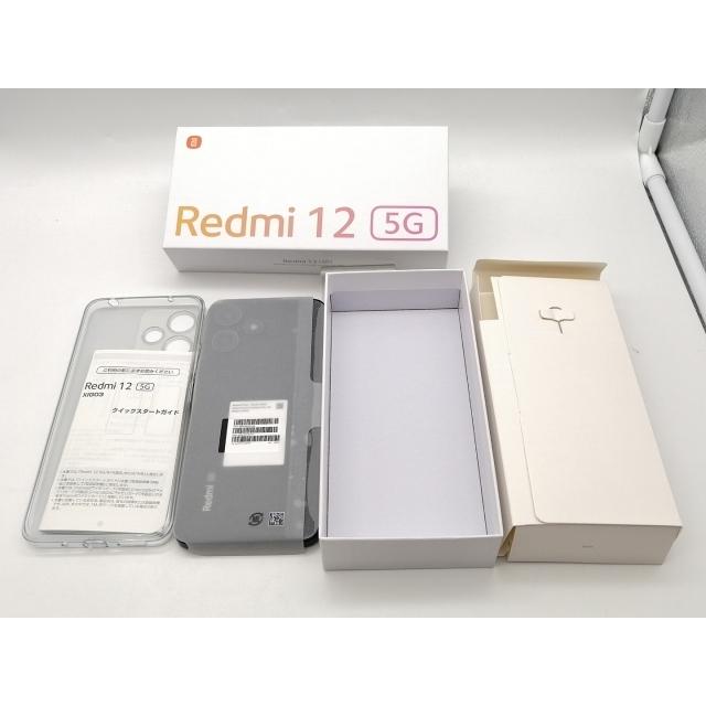 未使用】Xiaomi au 【SIMフリー】 Redmi 12 5G 4GB 128GB ミッドナイト