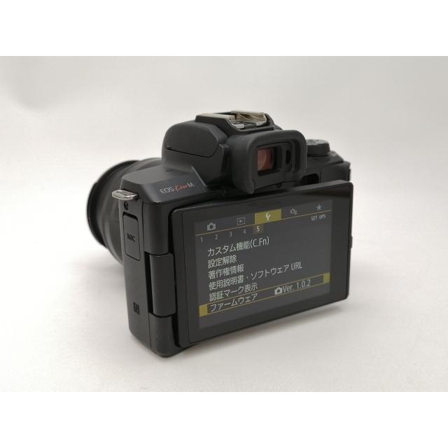中古】Canon EOS Kiss M EF-M15-45 IS STM レンズキット ブラック