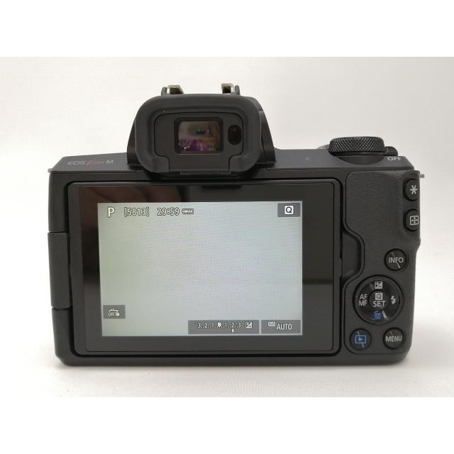 中古】Canon EOS Kiss M EF-M15-45 IS STM レンズキット ブラック