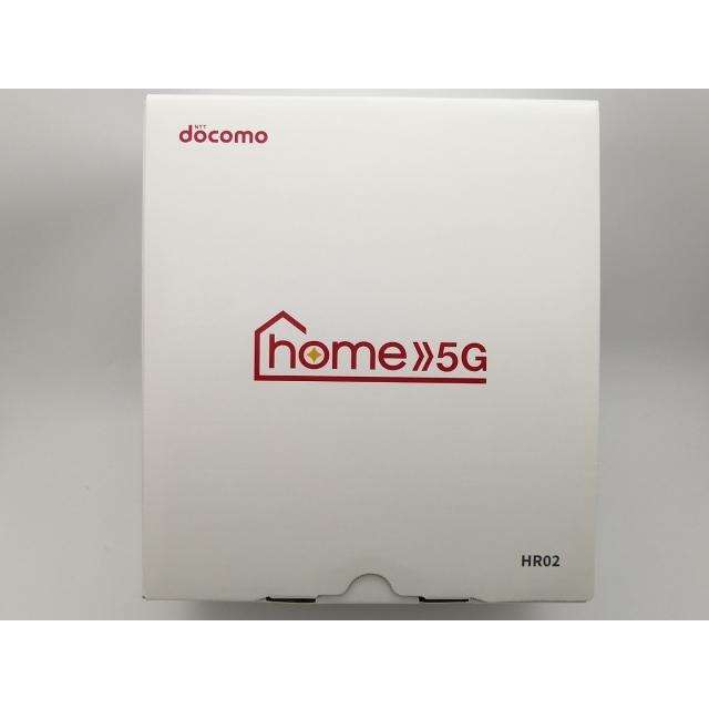 未使用】SHARP docomo 【SIMフリー】 home 5G HR02 [ダークグレー