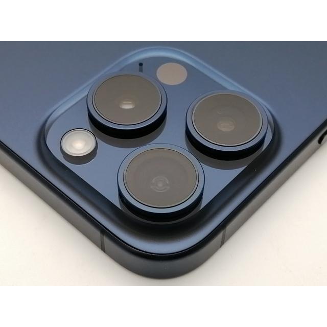 【中古】Apple 国内版 【SIMフリー】 iPhone 15 Pro 128GB ブルーチタニウム MTUA3J/A【OSU301】保証期間１ヶ月【ランクA】の画像