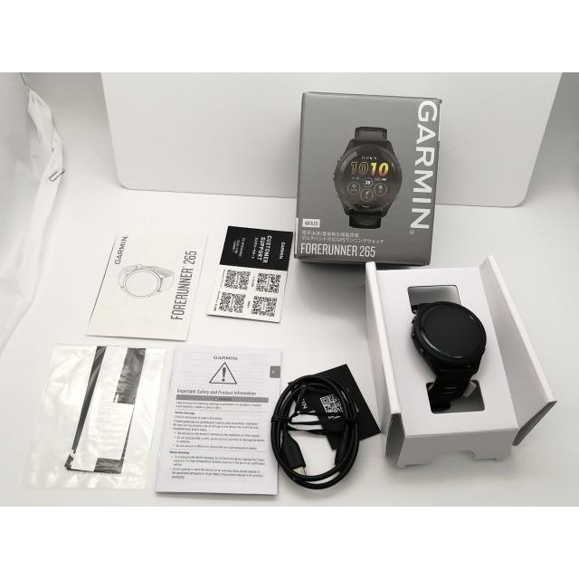 中古】Garmin Forerunner 265 010-02810-40 Black【大須2】保証期間1