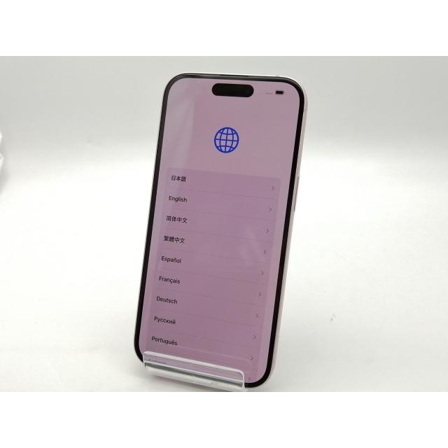 【中古】Apple 国内版 【SIMフリー】 iPhone 15 128GB ピンク MTMJ3J/A【大須2】保証期間１ヶ月【ランクA】の画像