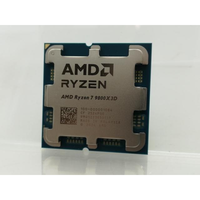 中古】AMD Ryzen 7 9800X3D (4.7GHz/TC:5.2GHz) BOX AM5/8C/16T/L3