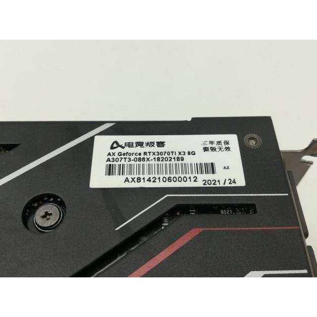 【中古】NVIDIA GeForce RTX3070Ti 8GB (GDDR6X)/PCI-E【大須】保証期間１週間
