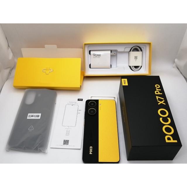 中古】Xiaomi 国内版 【SIMフリー】 Poco X7 Pro イエロー 12GB 512GB