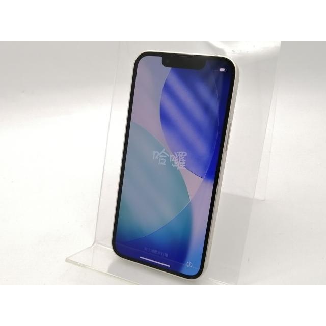 【中古】【赤ロム保証あり】Apple au 【SIMフリー】 iPhone 13 mini 128GB スターライト MLJE3J/A【大須2】保証期間１ヶ月【ランクA】の画像