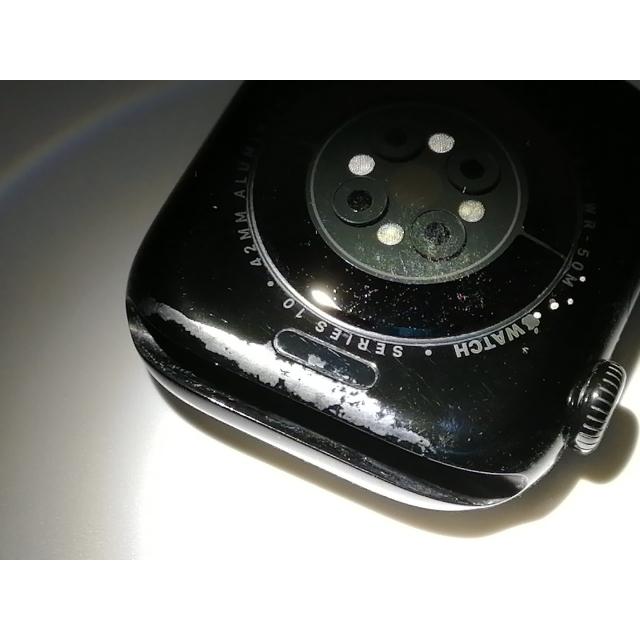 【中古】Apple Apple Watch Series10 42mm GPS ジェットブラックアルミニウムケース (バンド無し)【大須2】保証期間１ヶ月【ランクB】の画像