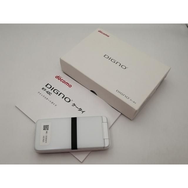 中古】KYOCERA docomo 【SIMフリー】 DIGNOケータイ ホワイト KY-42C