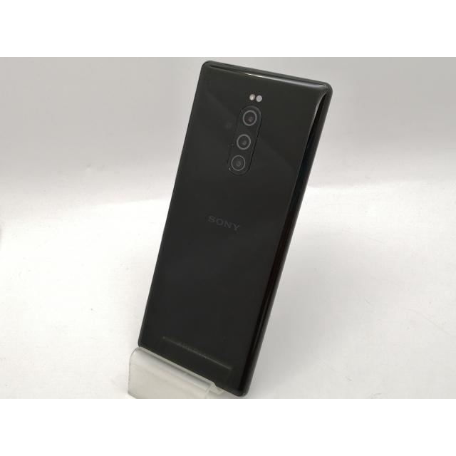 中古】SONY SoftBank 【SIMロック解除済み】 Xperia 1 802SO ブラック