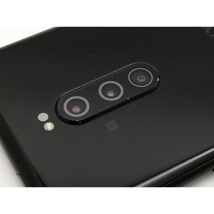 中古】SONY SoftBank 【SIMロック解除済み】 Xperia 1 802SO ブラック