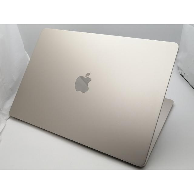 【中古】Apple MacBook Air 15インチ  M2(CPU:8C/GPU:10C) 8GB/256GB スターライト MQKU3J/A (M2,2023)【大須2】保証期間１ヶ月【ランクA】の画像