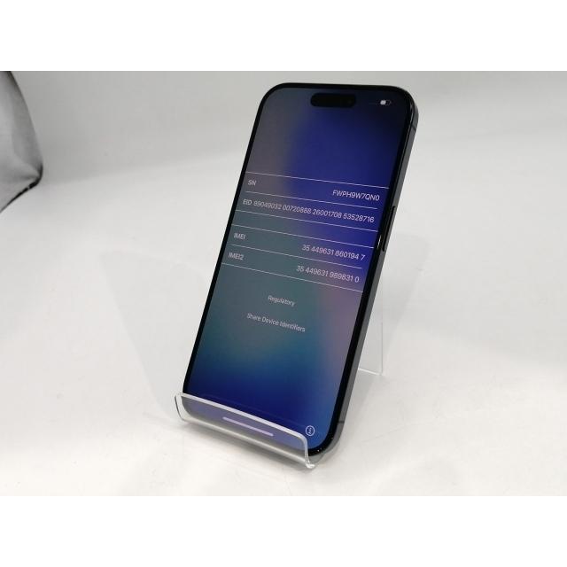 【中古】Apple SoftBank 【SIMフリー】 iPhone 15 Pro 256GB ブルーチタニウム MTUG3J/A【浜松駅前】保証期間１ヶ月【ランクC】の画像