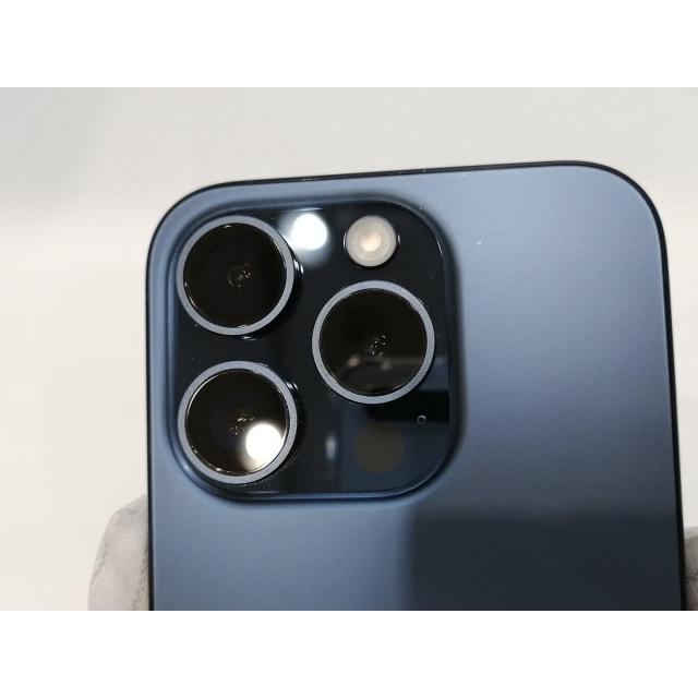 【中古】Apple SoftBank 【SIMフリー】 iPhone 15 Pro 256GB ブルーチタニウム MTUG3J/A【浜松駅前】保証期間１ヶ月【ランクC】の画像