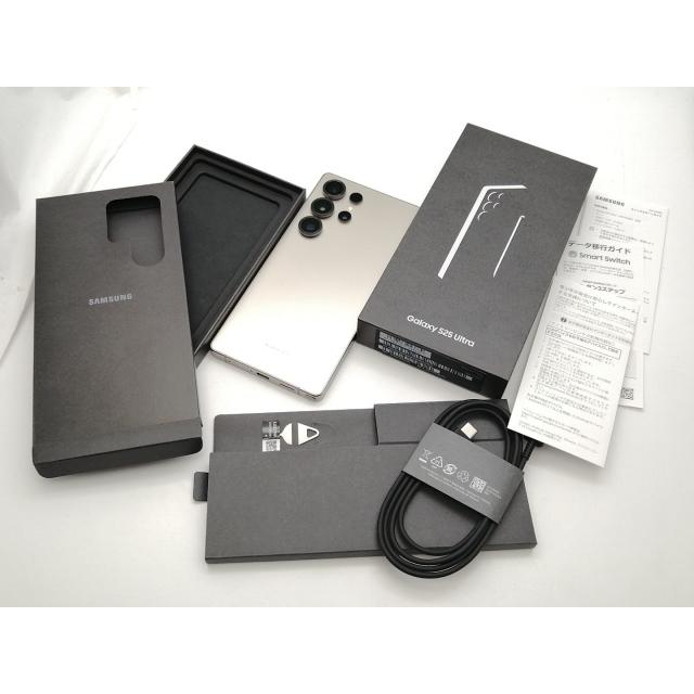 中古】SAMSUNG 国内版 【SIMフリー】 Galaxy S25 Ultra チタニウム 