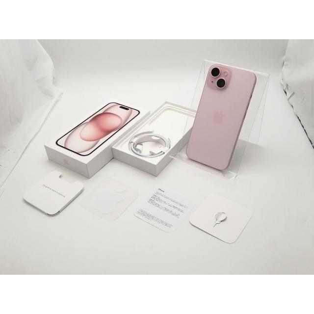 中古】Apple 国内版 【SIMフリー】 iPhone 15 128GB ピンク MTMJ3J/A