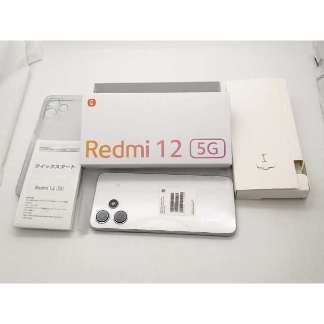 中古】Xiaomi SoftBank 【SIMフリー】 Redmi 12 5G 4GB 128GB ムーン
