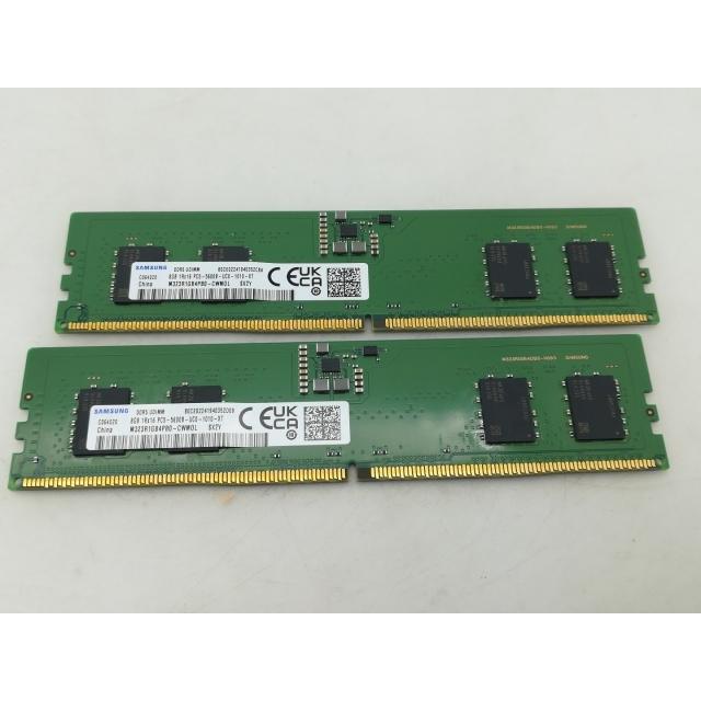 中古】DDR5 8GB 2枚組（合計16GB） DDR5-5600(PC5-44800