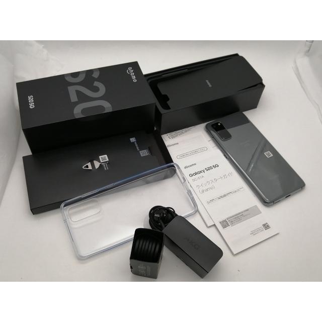 中古】SAMSUNG docomo ahamo 【SIMロック解除済み】 Galaxy S20 5G