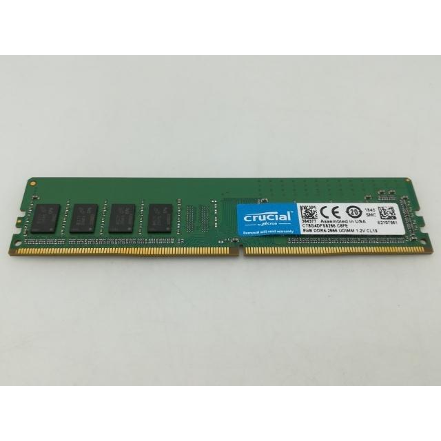 中古品　CRUCIAL DDR4 PC4-21300 8GB 2枚組] 中古】DDR4 8GB PC4-21300(DDR4-2666)【デスクトップPC用】【大須