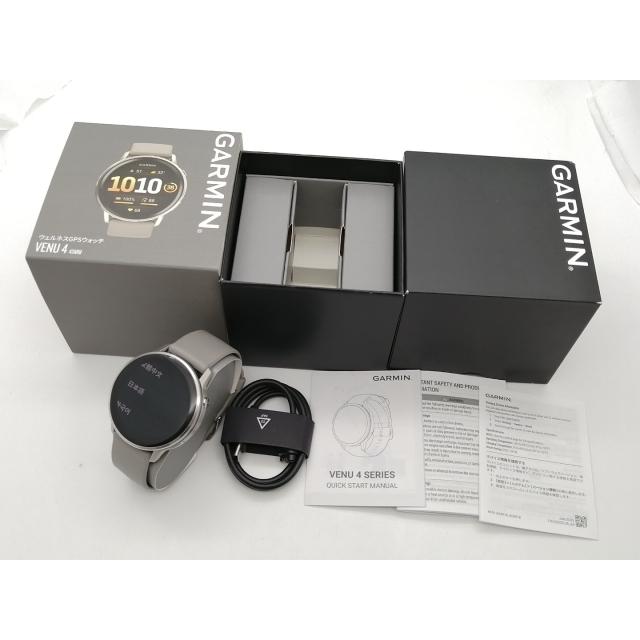 【中古】Garmin Venu 4 45mm 010-03014-31 Silver/Gray【大須2】保証期間１ヶ月【ランクA】