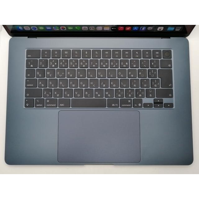 【中古】Apple MacBook Air 15インチ (M4,2025) M4(CPU:10C/GPU:10C) 16GB/256GB ミッドナイト MW1L3J/A【大須2】保証期間１ヶ月【ランクA】の画像