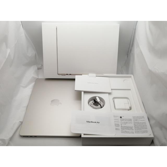 【中古】Apple MacBook Air 13インチ M2(CPU:8C/GPU:8C) 16GB/256GB スターライト MC7W4J/A (M2,2022)【大須2】保証期間１ヶ月【ランクA】の画像