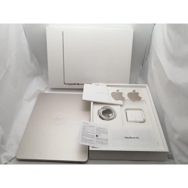 【中古】Apple MacBook Air 13インチ M2(CPU:8C/GPU:8C) 16GB/256GB スターライト MC7W4J/A (M2,2022)【大須2】保証期間１ヶ月【ランクA】の画像