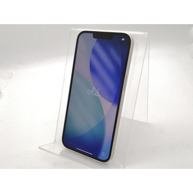 【中古】Apple au 【SIMフリー】 iPhone 13 128GB スターライト MLND3J/A【大須2】保証期間１ヶ月【ランクB】の画像