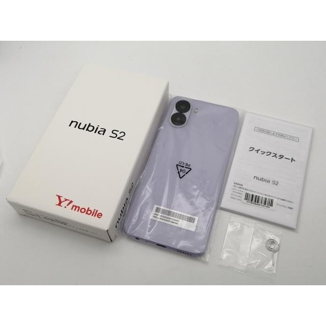 nubia S2 Y!mobile ラベンダー 未使用】Nubia ymobile 【SIMフリー】 nubia S2 6GB 128GB ラベンダー