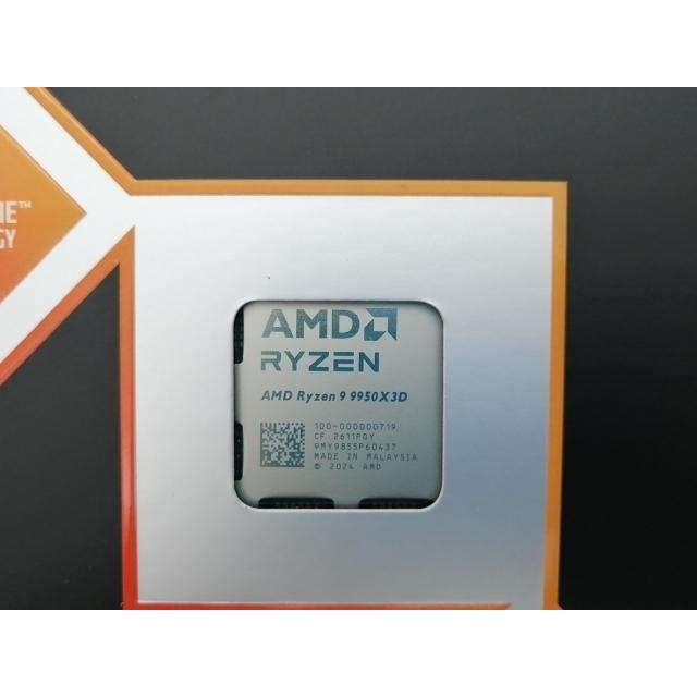 未使用】AMD Ryzen 9 9950X3D (4.3GHz/TC:5.7GHz) BOX AM5/16C/32T/L3