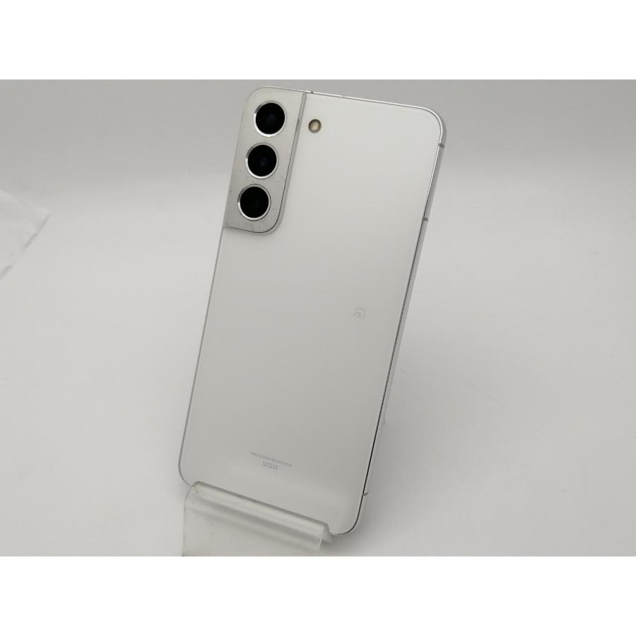 中古】SAMSUNG au 【SIMフリー】 Galaxy S22 ファントムホワイト 8GB