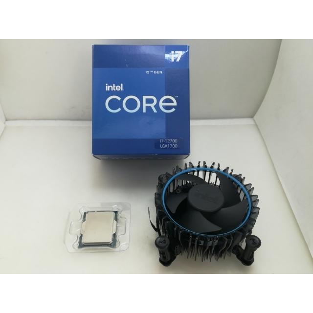 中古】Intel Core i7-12700(2.1GHz) Box LGA1700/12C(P:8C/E:4C)/20T