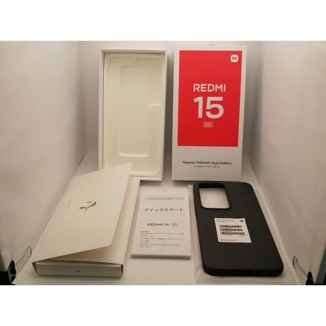 中古】Xiaomi SoftBank 【SIMフリー】 REDMI 15 5G チタングレー 4GB