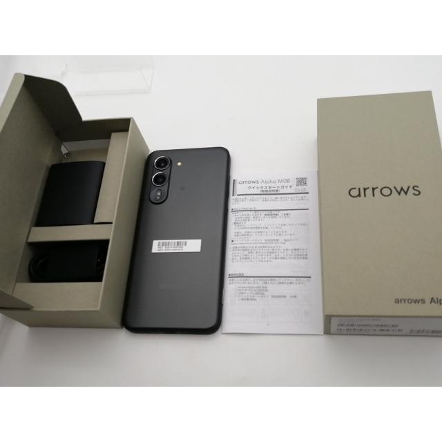 中古】FCNT 国内版 【SIMフリー】 arrows Alpha ブラック 12GB 512GB