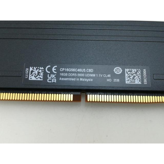 中古】DDR5 16GB 2枚組（合計32GB） DDR5-5600(PC5-44800