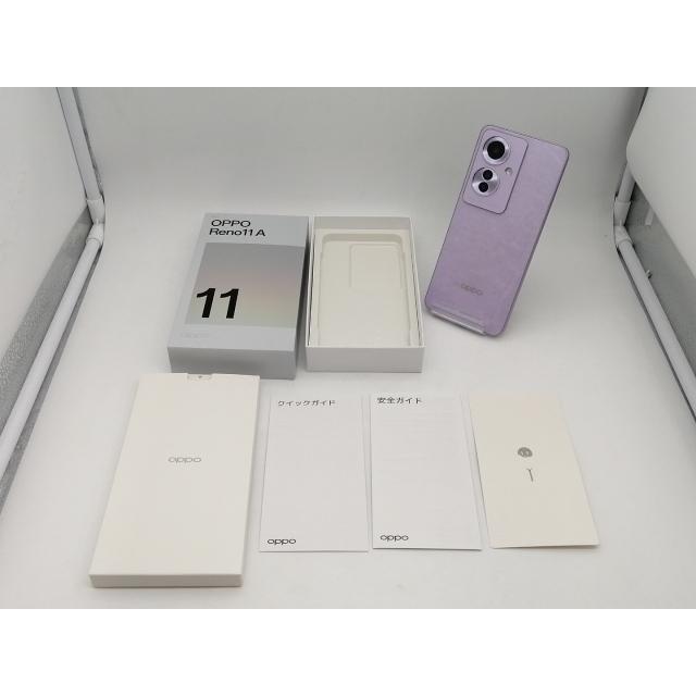 中古】Oppo 国内版 【SIMフリー】 OPPO Reno11 A コーラルパープル 8GB