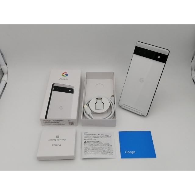 中古】Google au 【SIMフリー】 Pixel 6a チョーク 6GB 128GB GB17L