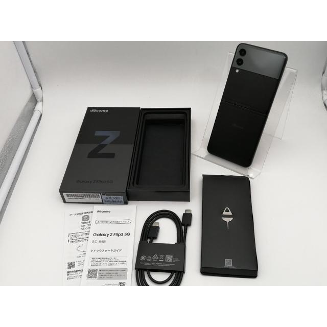 中古品】au版SIMフリー Galaxy Z Flip3 ブラック