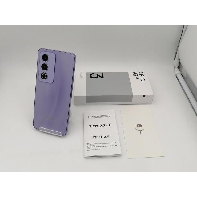 中古】Oppo ymobile 【SIMフリー】 OPPO A3 5G 4GB 128GB パープル