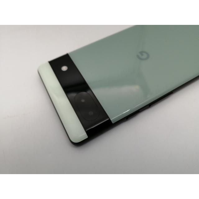 中古】Google au 【SIMフリー】 Pixel 6a セージ 6GB 128GB GB17L