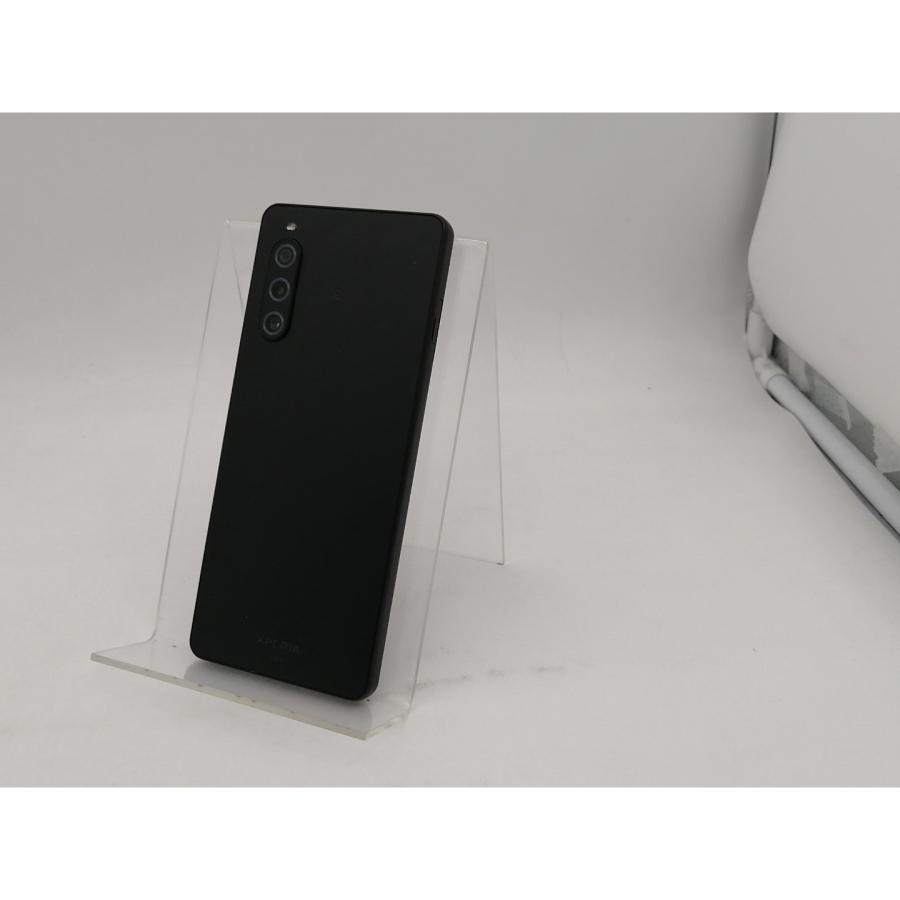 中古】SONY au 【SIMフリー】 Xperia 10 V ブラック 6GB 128GB SOG11