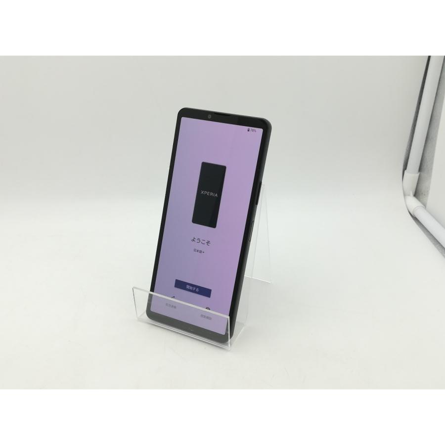 中古】SONY au 【SIMフリー】 Xperia 10 V ブラック 6GB 128GB SOG11