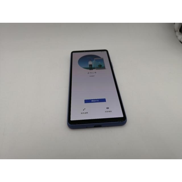 Xperia 10 lll ブルー 128GB SIMロック解除済み 中古】SONY au 【SIMロック解除済み】 Xperia 10 III ブルー 6GB 128GB