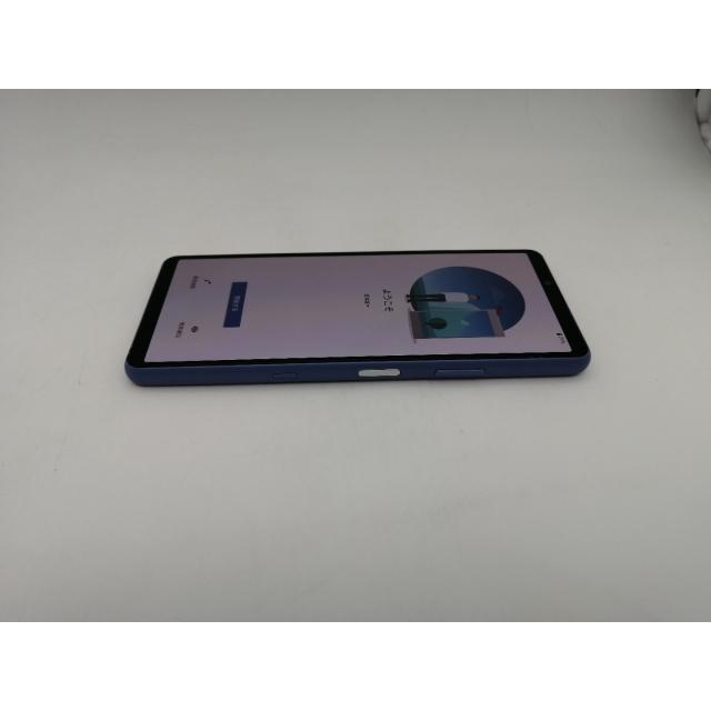 中古】SONY au 【SIMロック解除済み】 Xperia 10 III ブルー 6GB 128GB