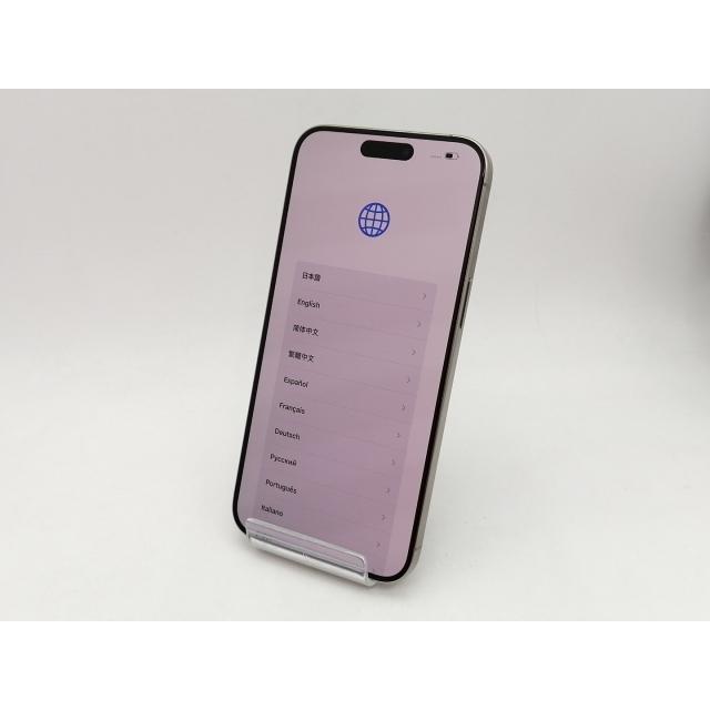iPhone 15 Pro Max 256GB SIMフリー 国内版 修理歴なし iPhone 15 Pro Max 256GB - ホワイトチタニウム（SIMフリー）[整備済