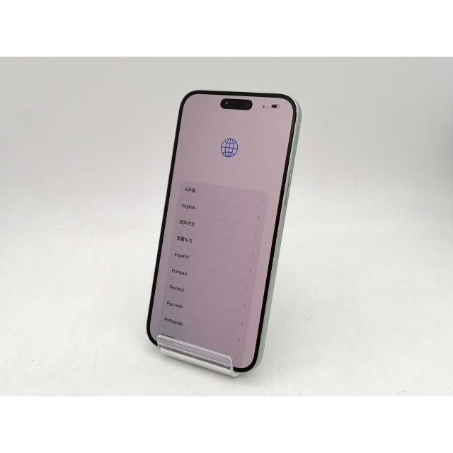 中古】Apple 国内版 【SIMフリー】 iPhone 15 Plus 256GB グリーン