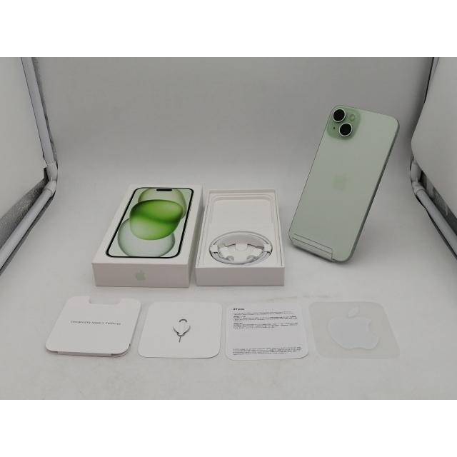Apple iPhone15plus 256GB green 中古品美品 中古】Apple 国内版 【SIMフリー】 iPhone 15 Plus 256GB グリーン