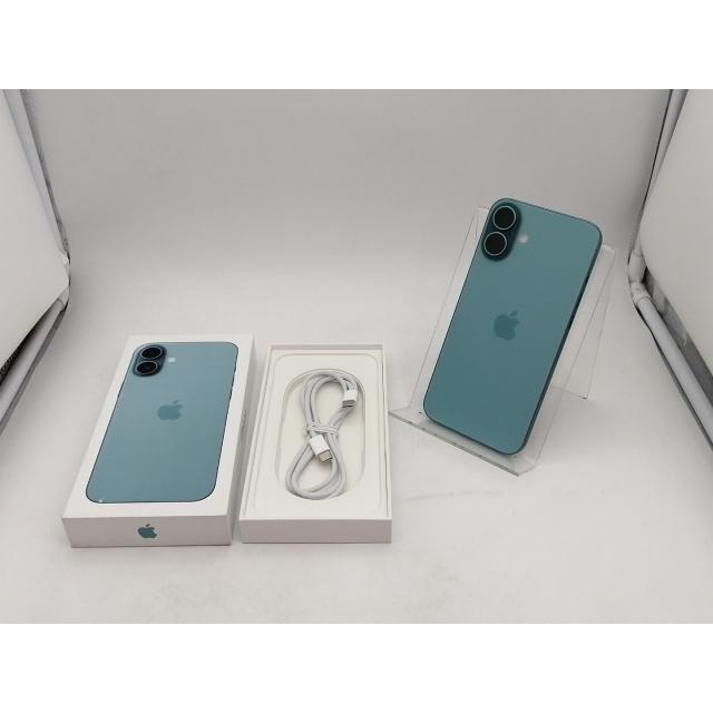 中古】Apple 国内版 【SIMフリー】 iPhone 16 Plus 256GB ティール