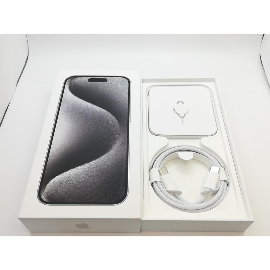 中古】Apple 国内版 【SIMフリー】 iPhone 15 Pro 128GB ホワイト